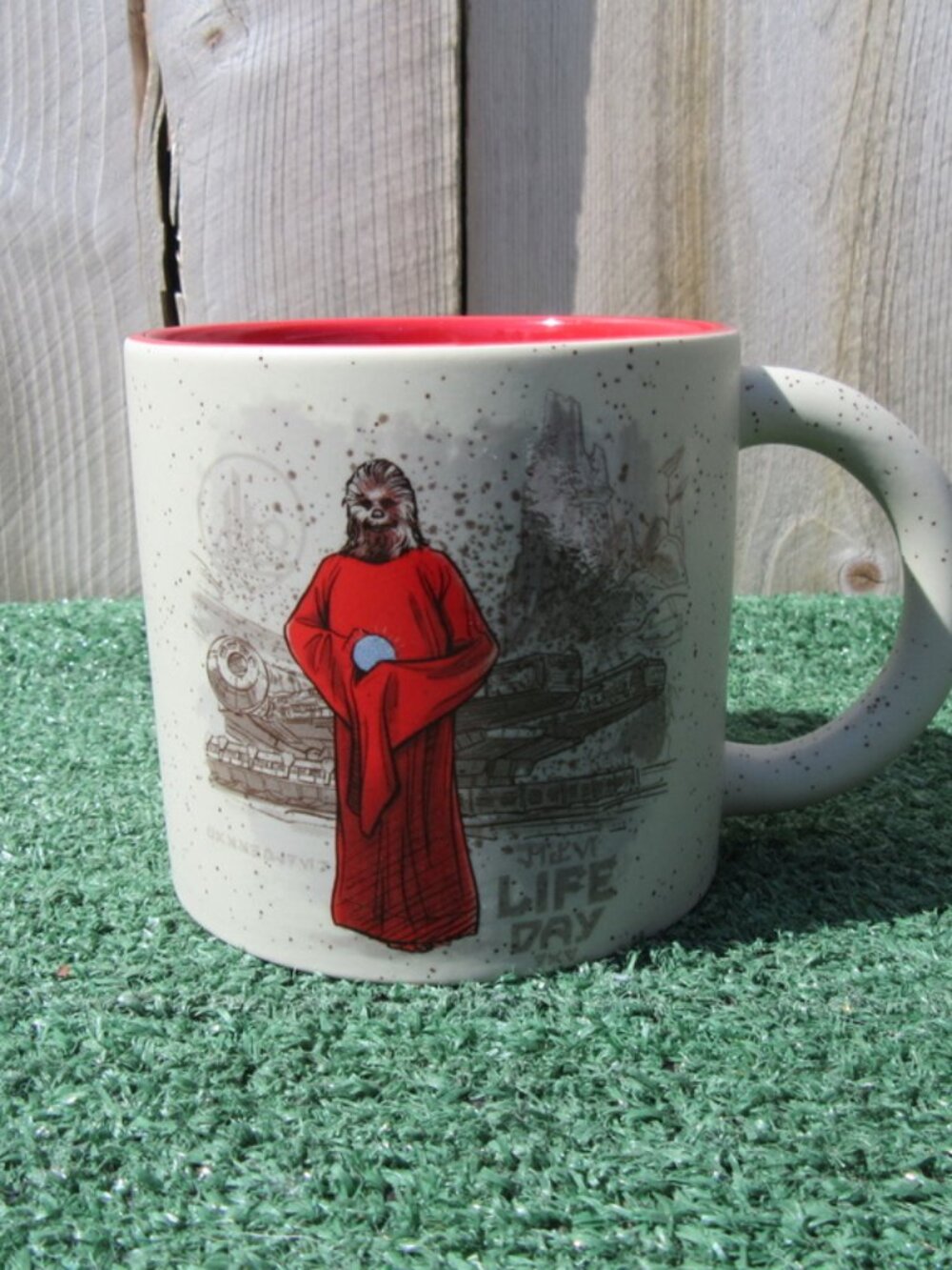 Starbucks Disney Star Wars Chewbacca Life Day Coffee Mug